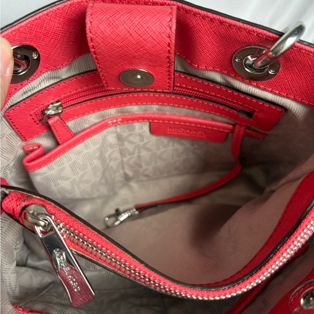 Michael Kors Pink Handbag - Picture 11 of 16